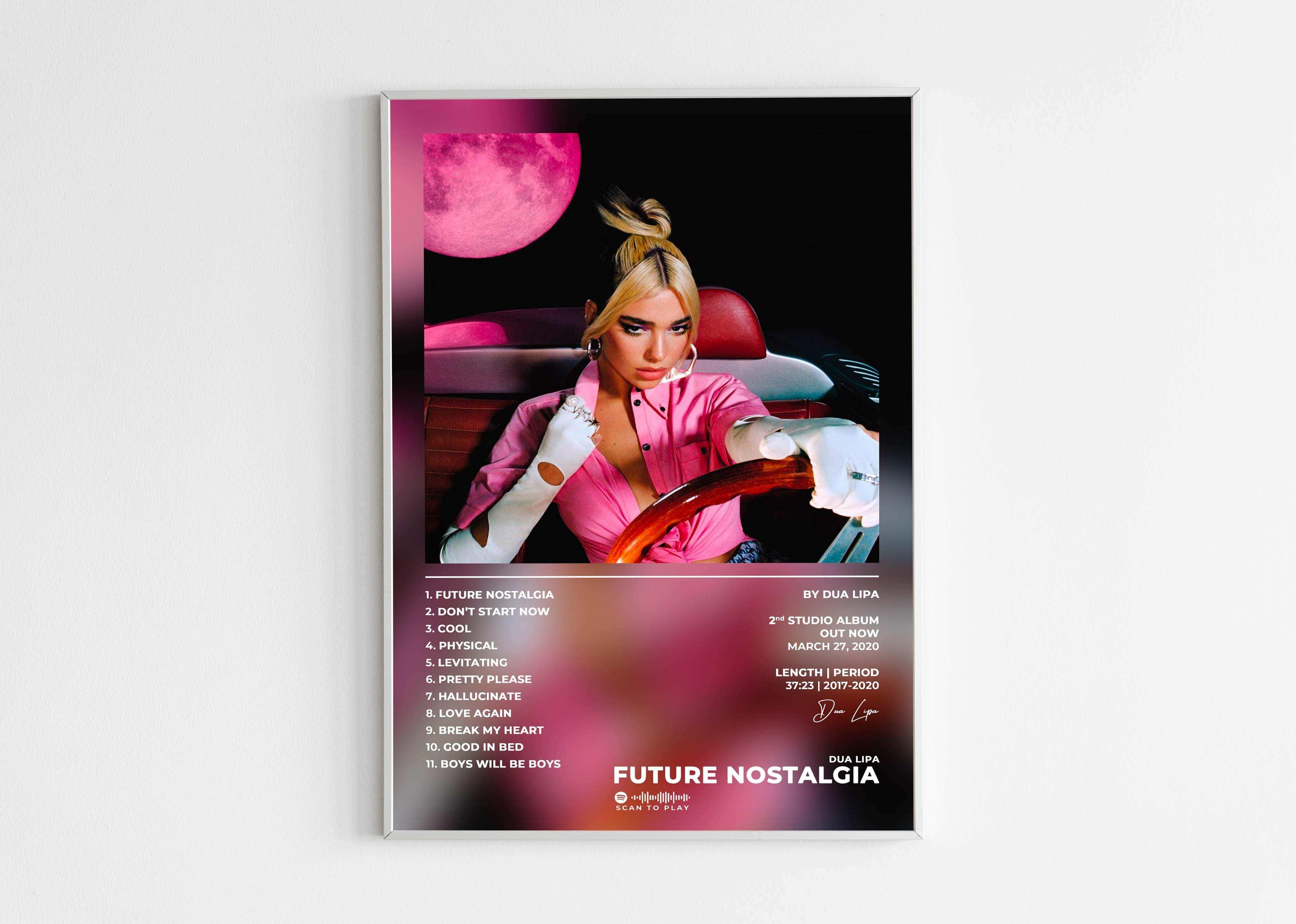 Future Nostalgia Dua Lipa Poster - Backyard