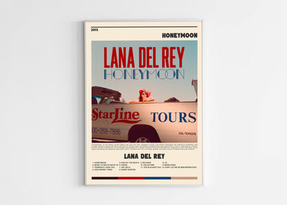 Honeymoon Lana Del Rey Poster