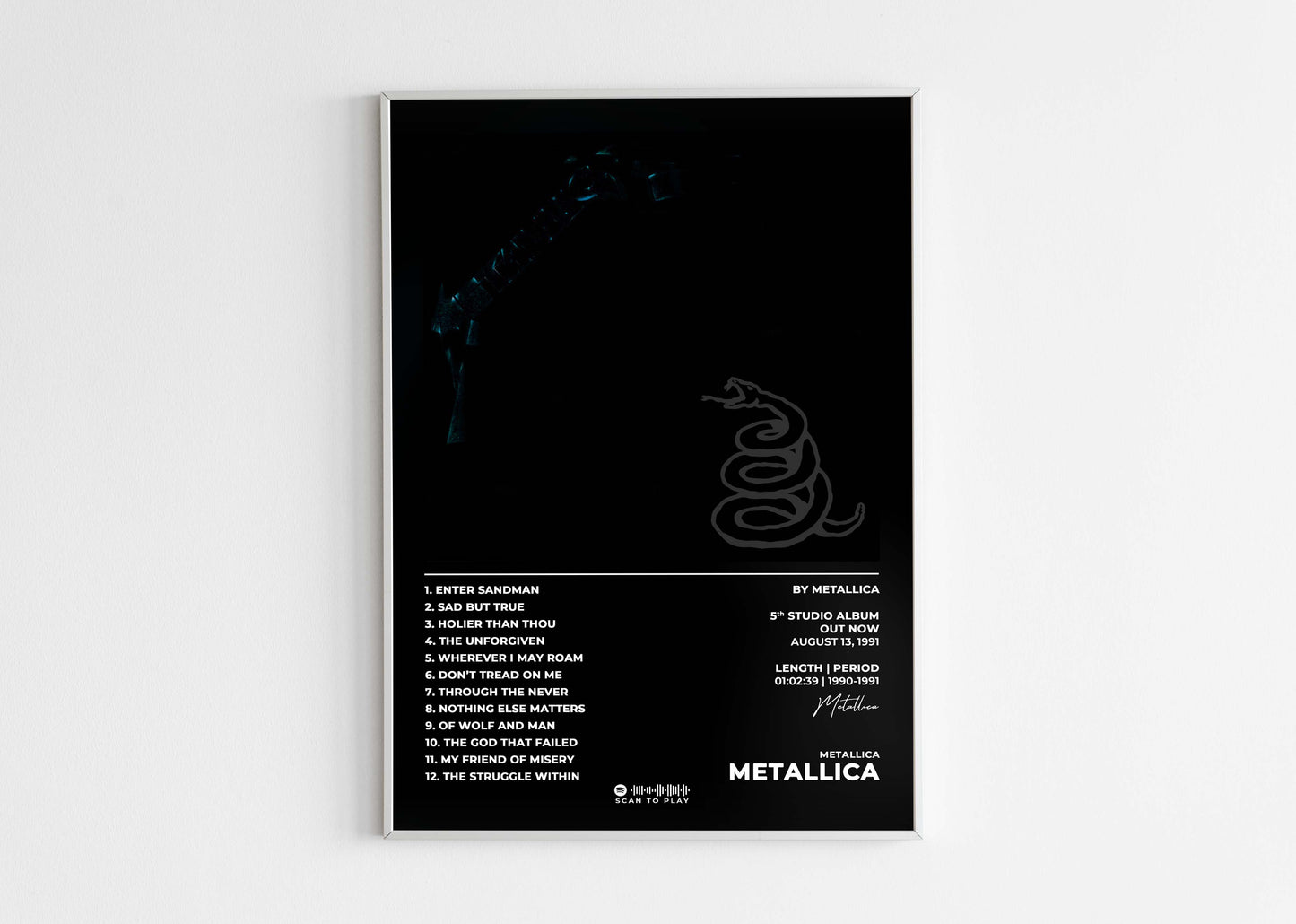 Metallica Metallica Poster