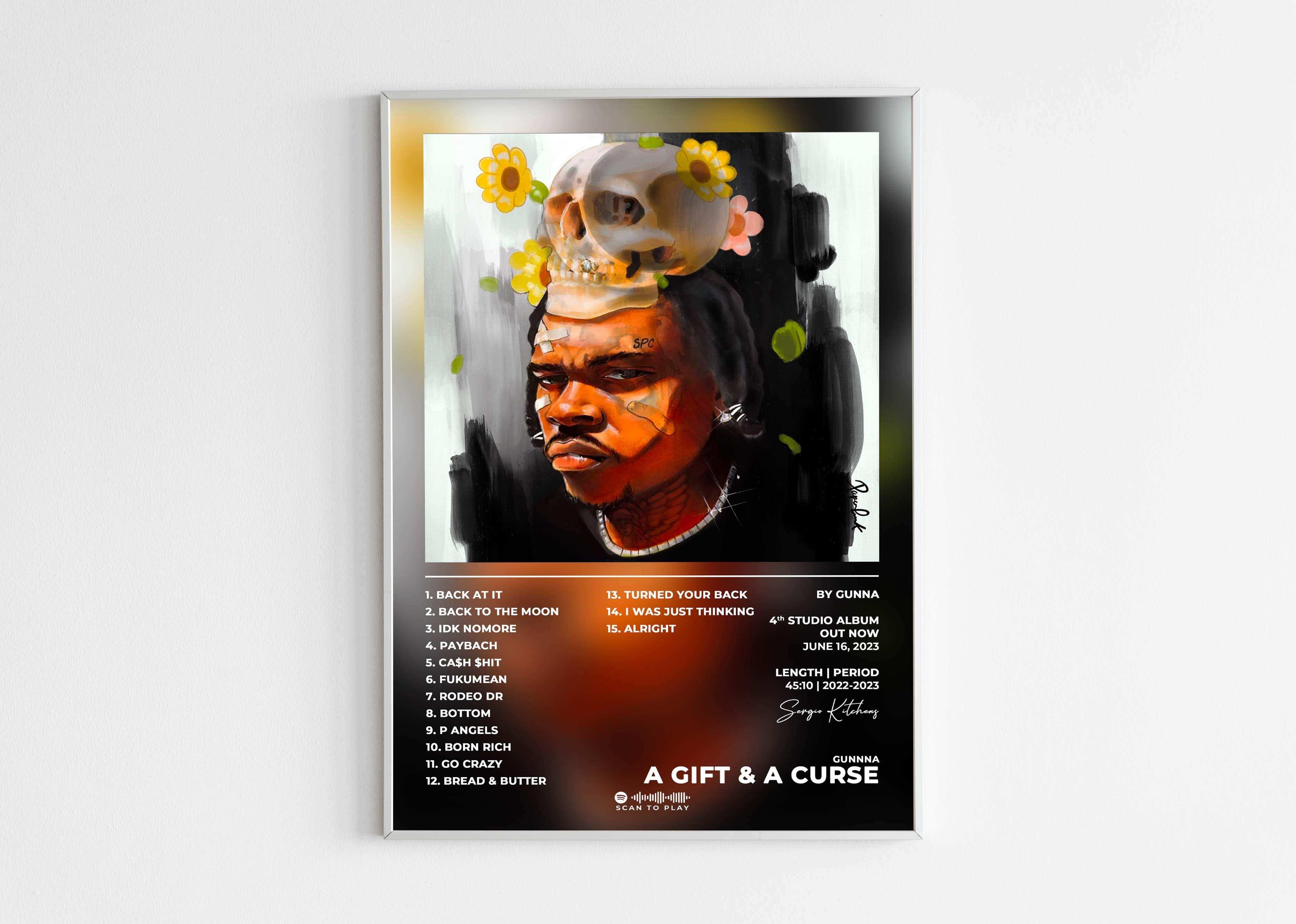 A Gift & A Curse Gunna Poster - Backyard