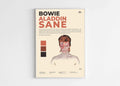 Aladdin Sane David Bowie Poster - Backyard