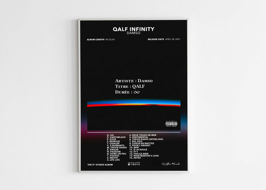 Poster Qalf Infinity Damso