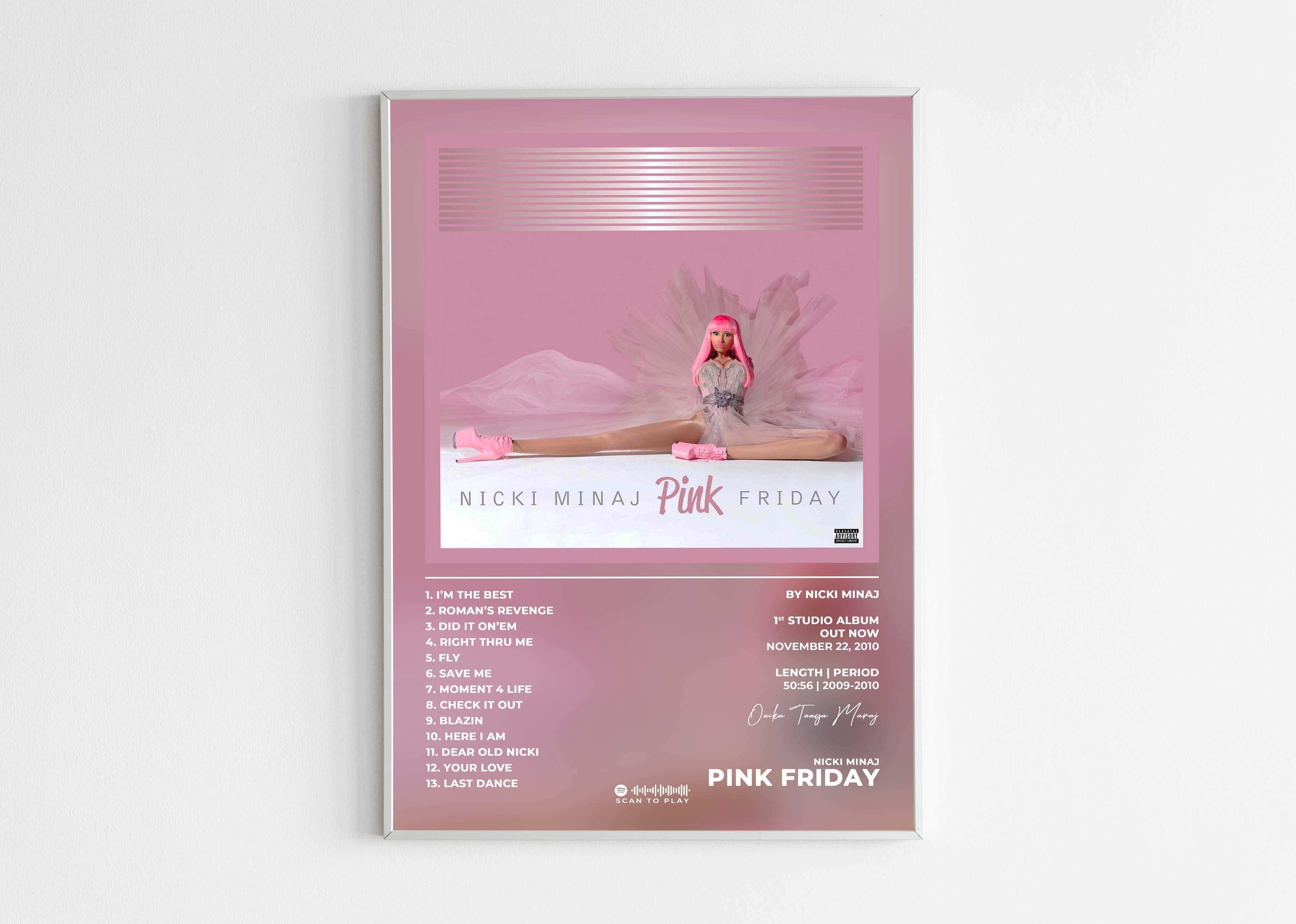 Pink Friday Nicki Minaj Poster - Backyard