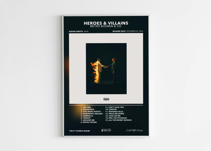 Poster Heroes & Villains Metro Boomin