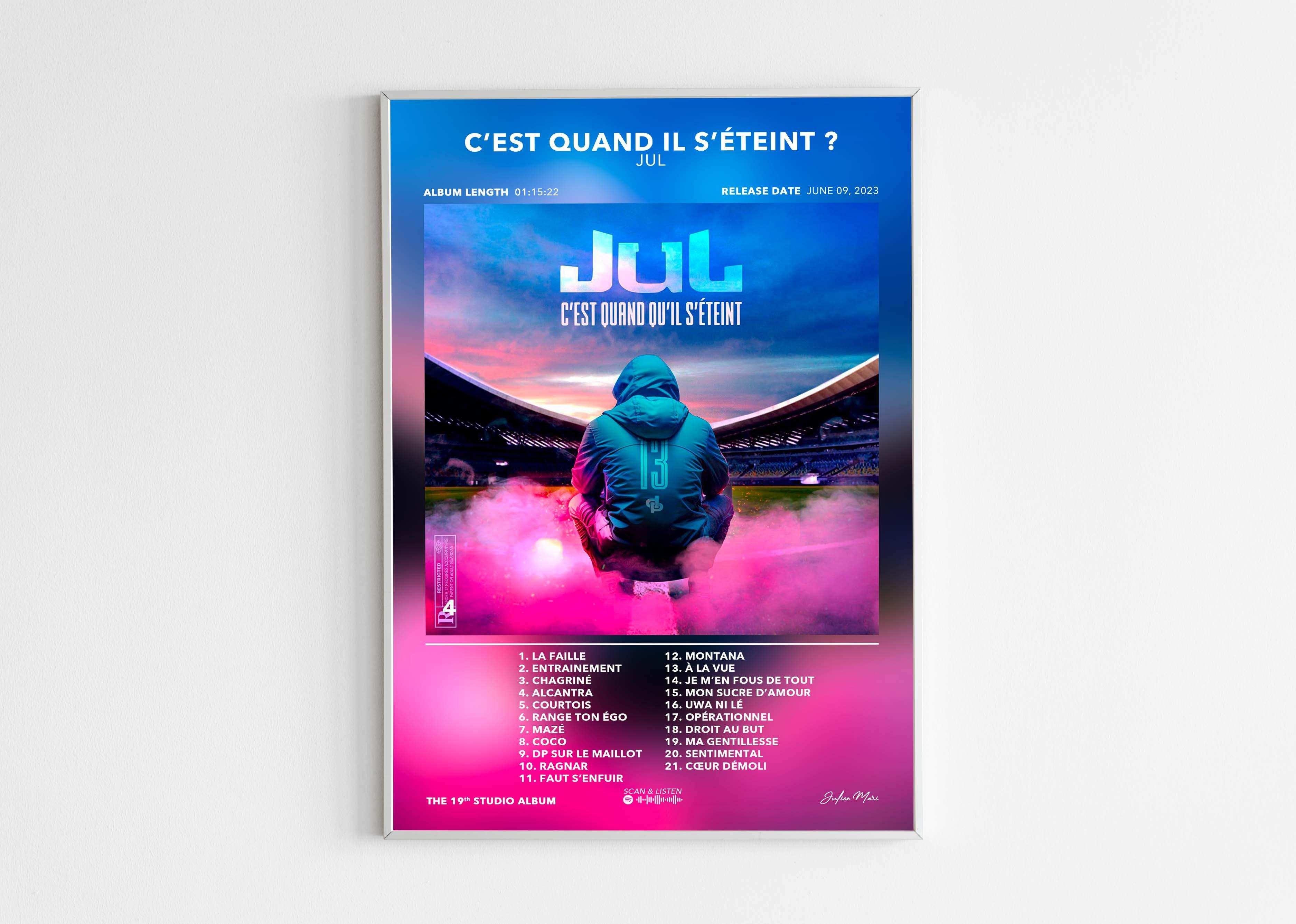 Poster C'est Quand Il S'éteint JUL - Backyard