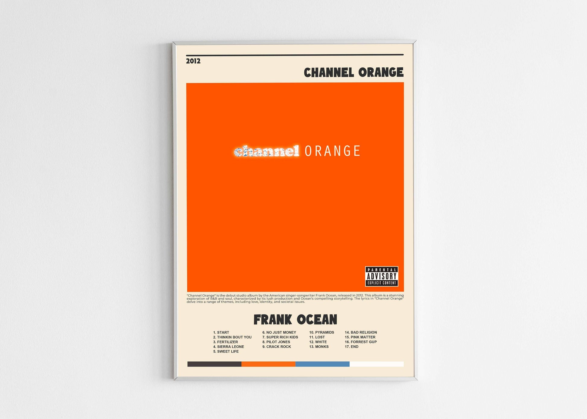 Channel Orange Franck Ocean Poster