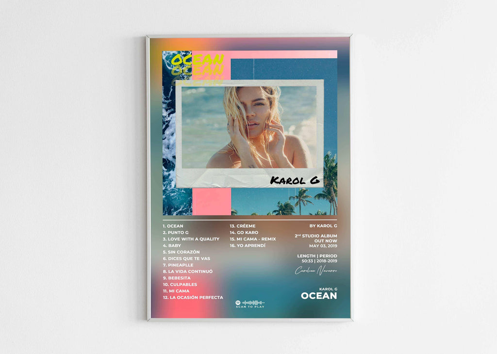 Ocean Karol G Poster - Backyard