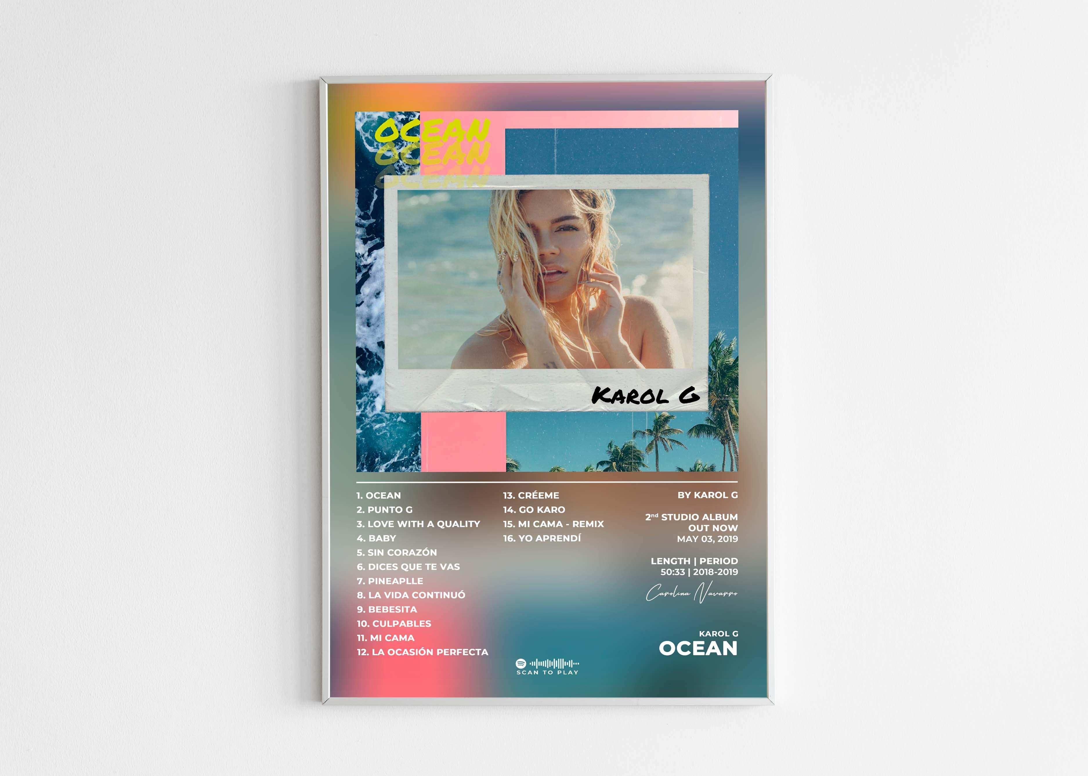 Ocean Karol G Poster - Backyard