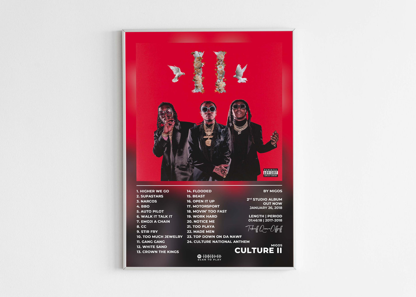 Culture 2 Migos Poster Backyard