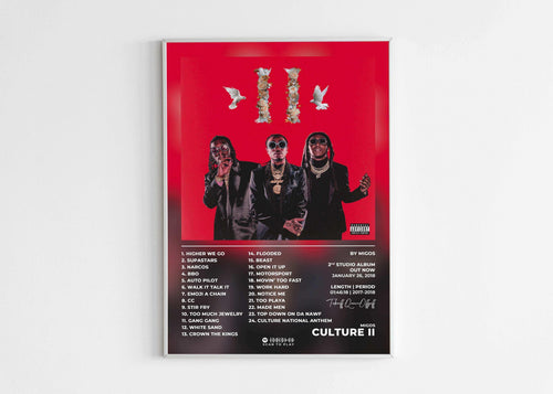 Culture 2 Migos Poster - Backyard