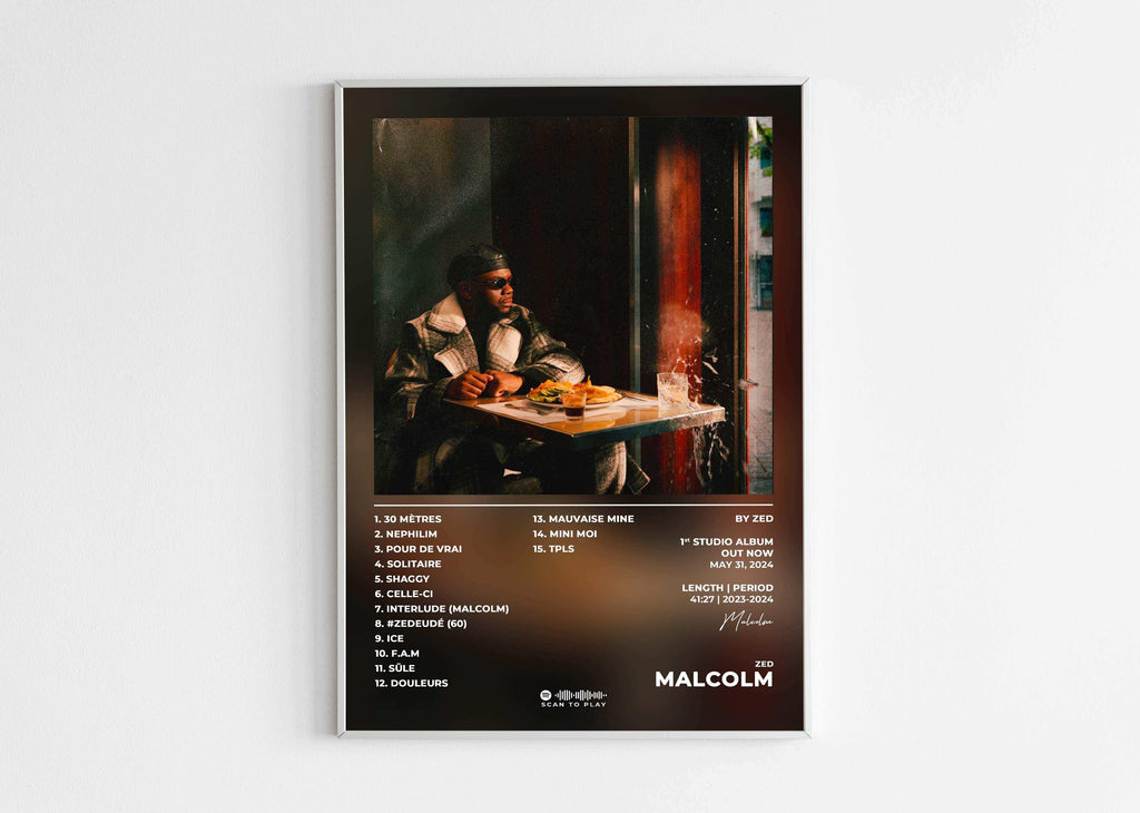 Malcolm Zed Poster - Backyard