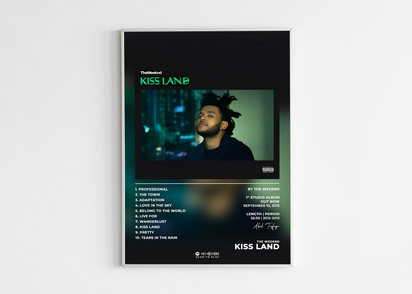 Kiss Land The Weeknd Poster Backyard