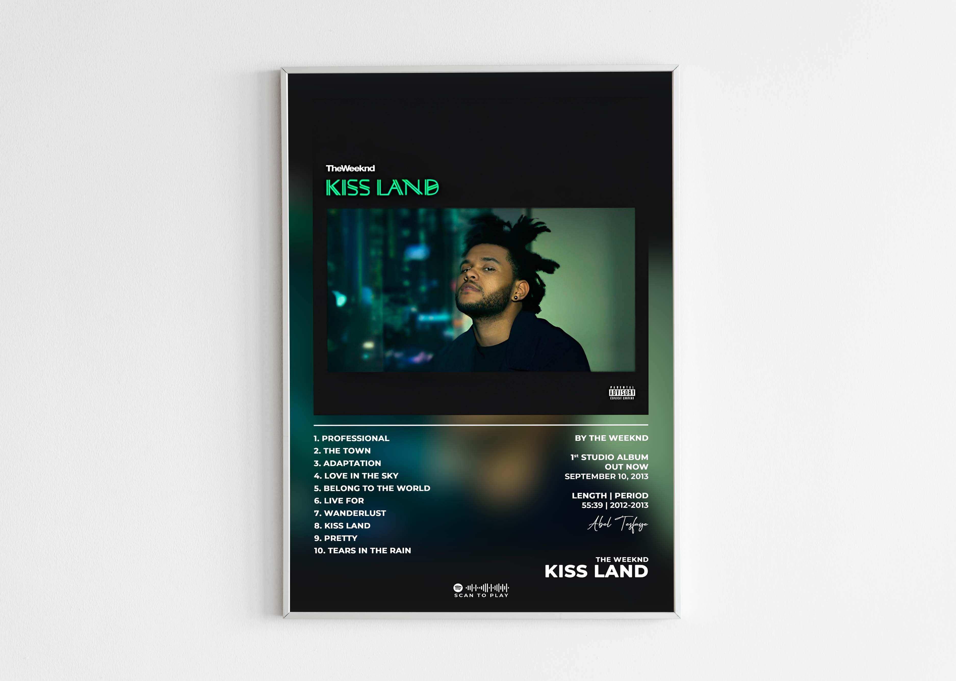Kiss Land The Weeknd Poster - Backyard