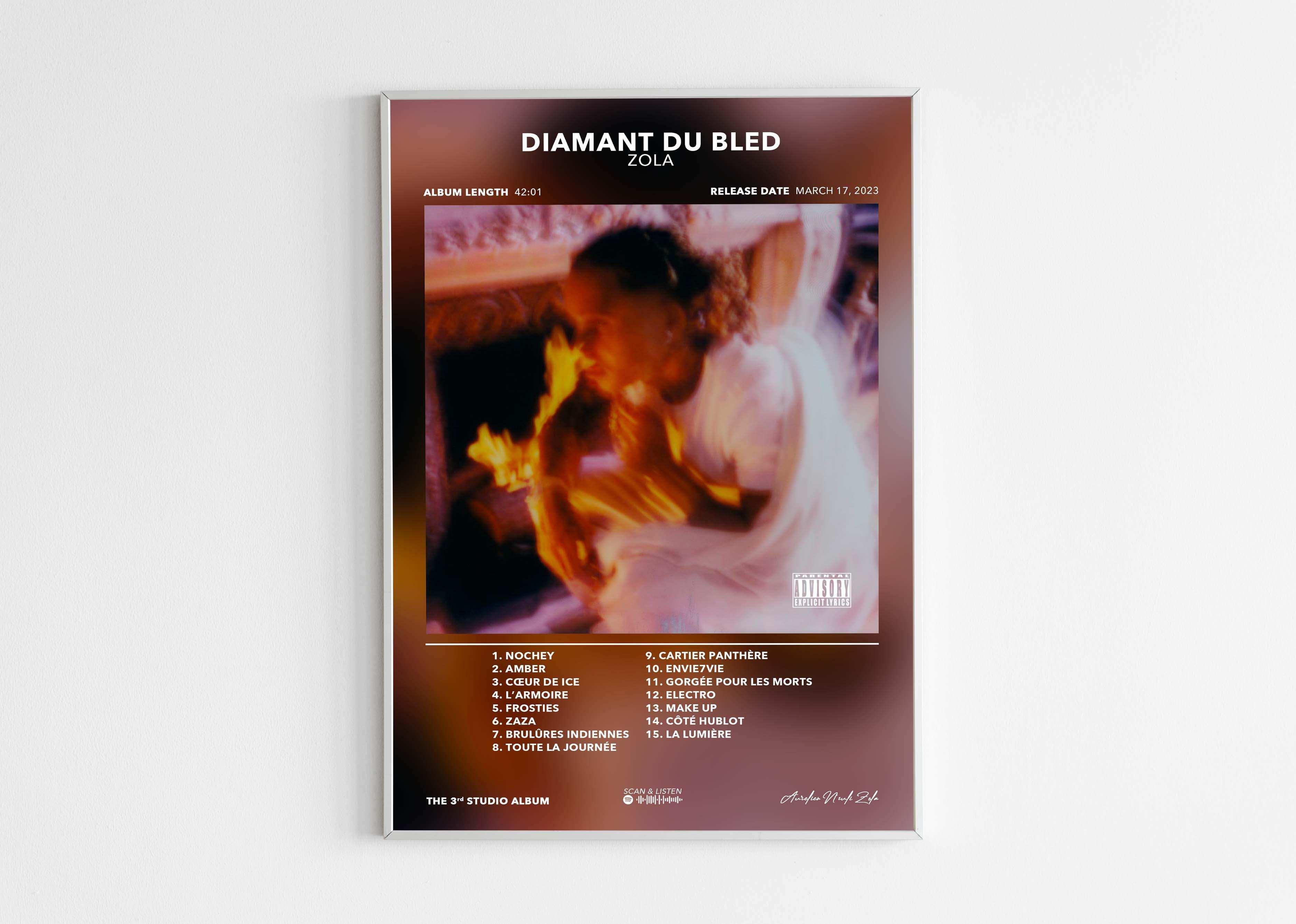 Poster Diamant Du Bled Zola - Backyard