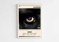 Affiche album Lithopédion Damso accrochée au mur, fait en France, livraison 48h gratuite, cadeau idéal Noël