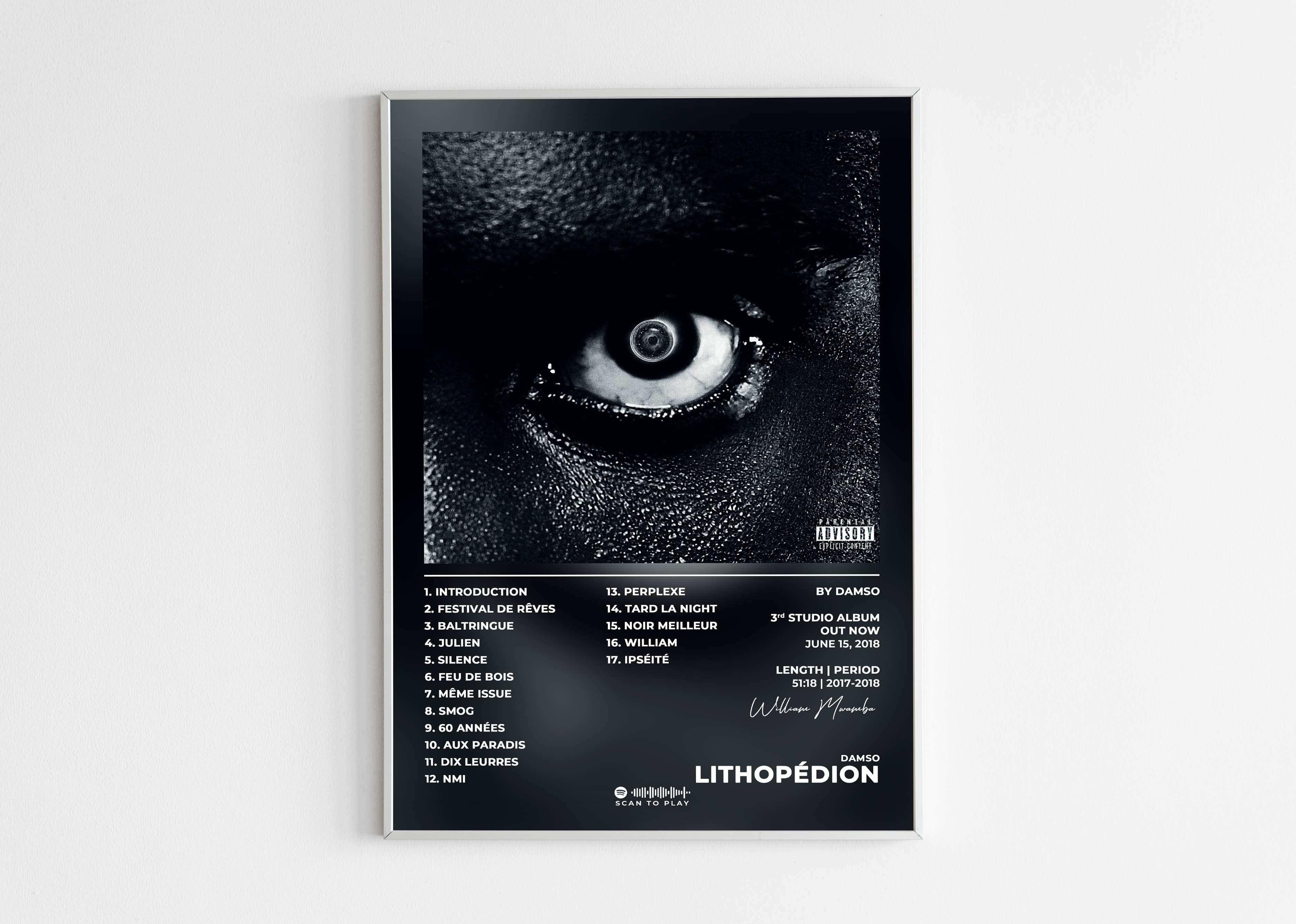 Lithopédion Damso Poster - Backyard