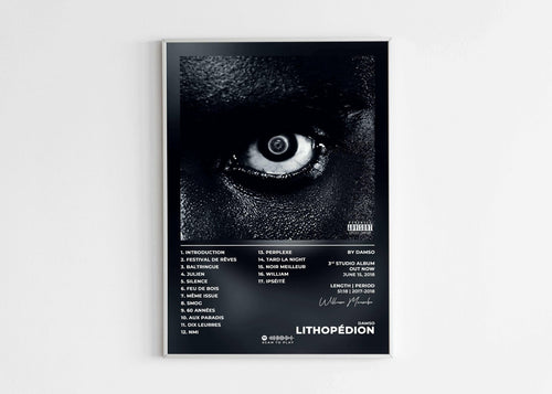 Lithopédion Damso Poster - Backyard