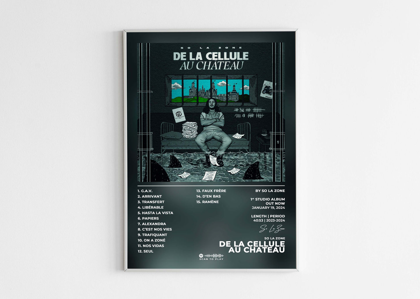 De La Cellule Au Chateau So La Zone Poster Backyard