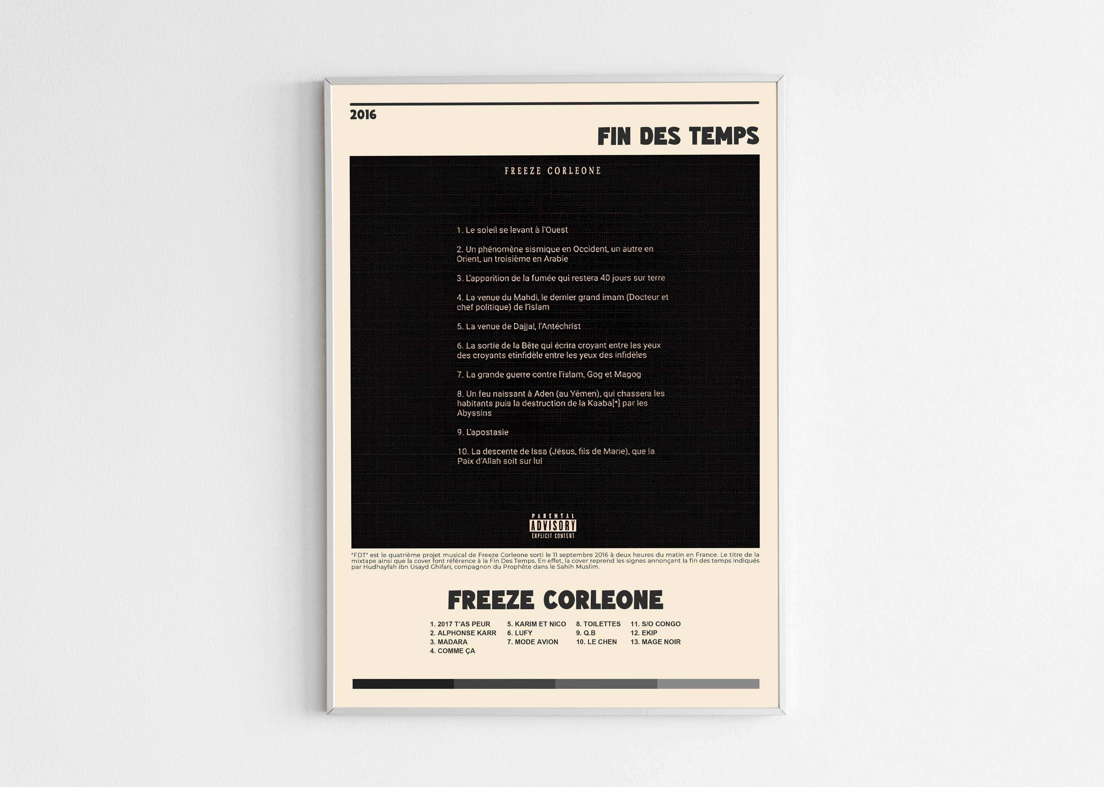 FDT Freeze Corleone Poster - Backyard