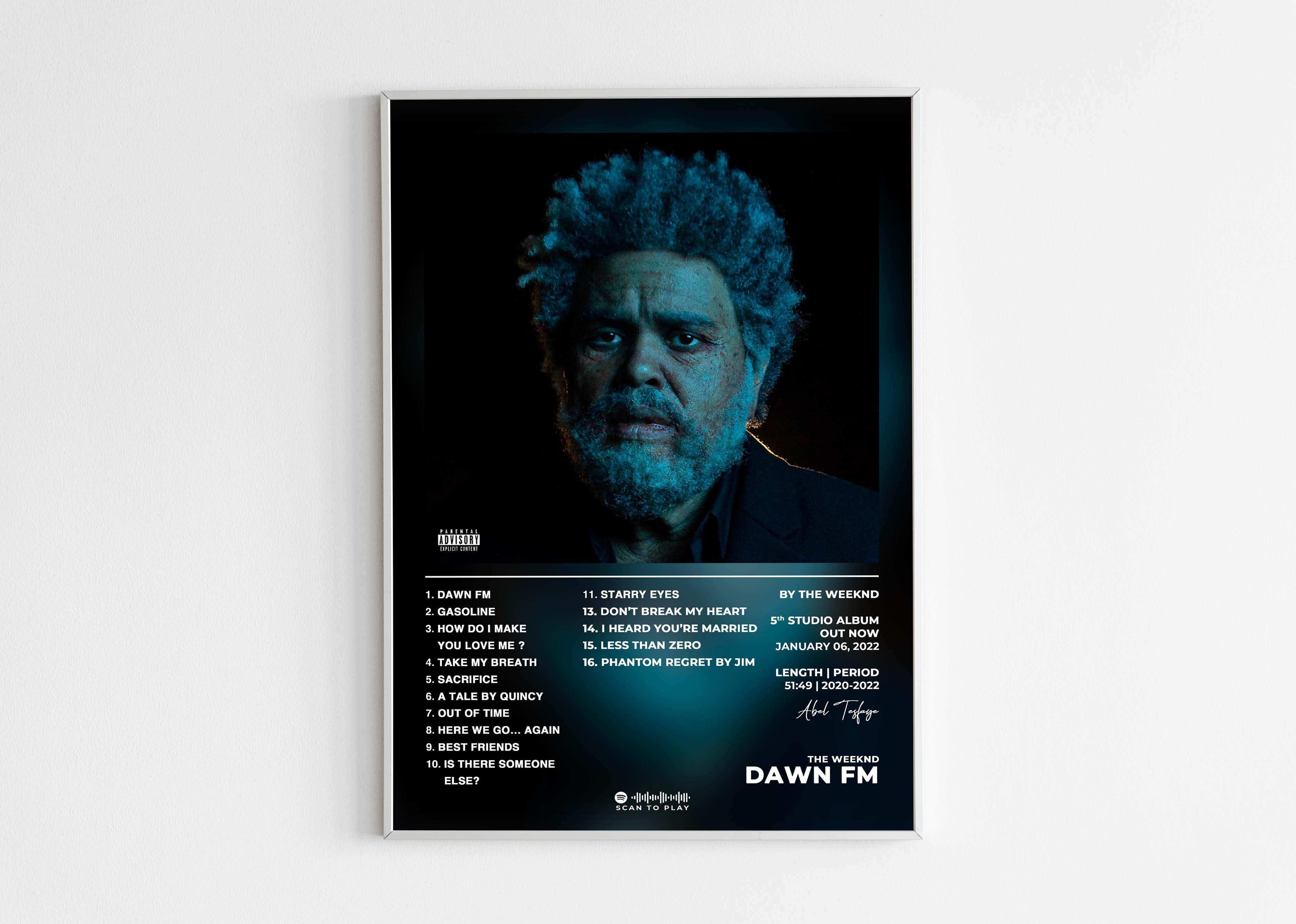 Dawn FM The Weeknd Poster - Backyard