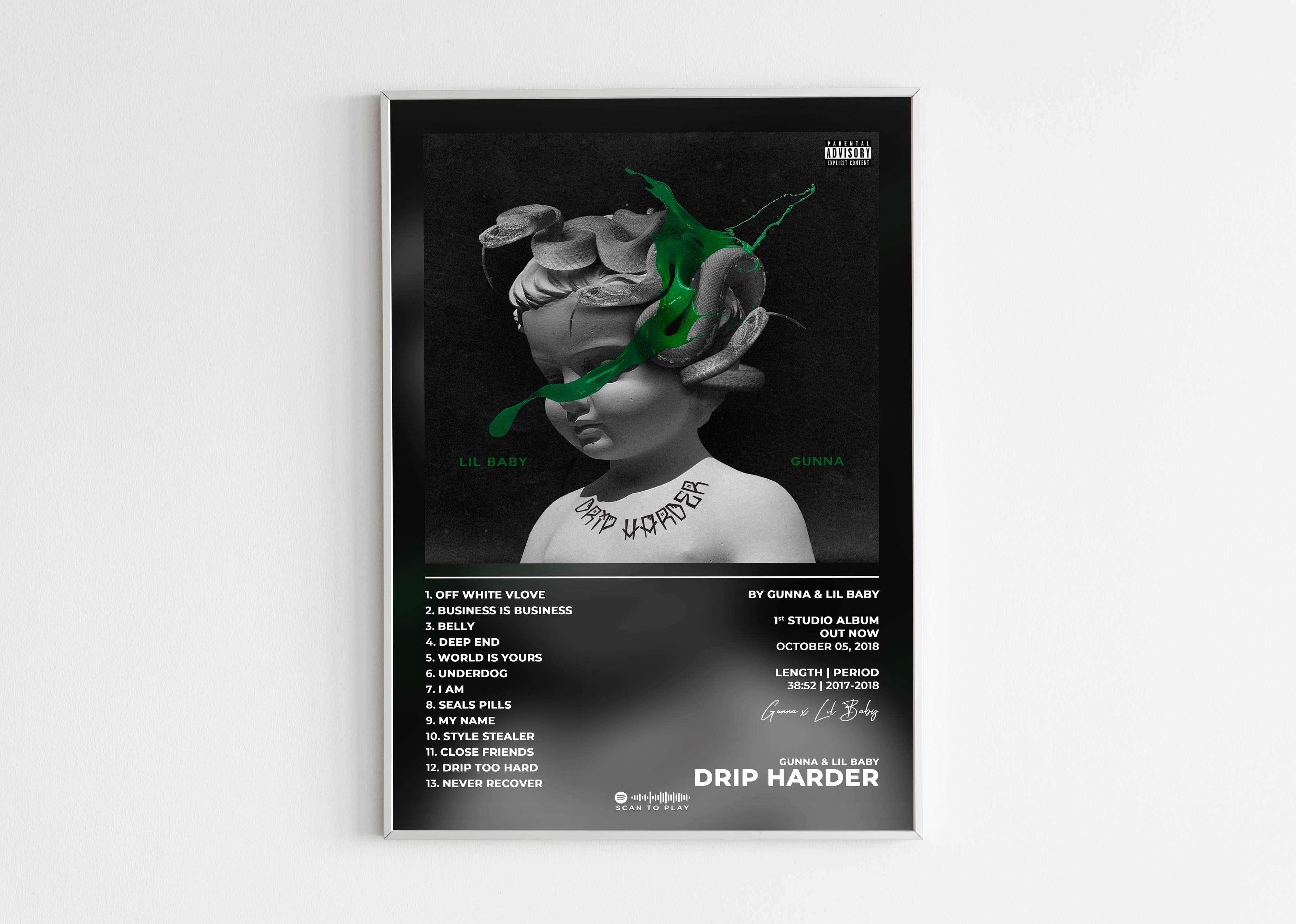 Drip Harder Gunna & Lil Baby Poster - Backyard