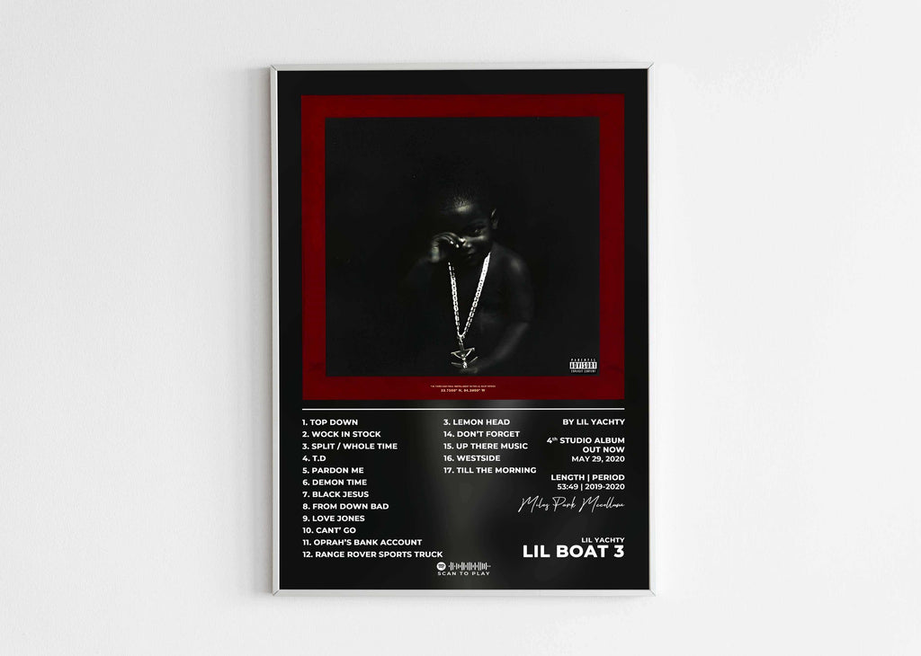 Lil Boat 3 Lil Yachty Poster - Backyard