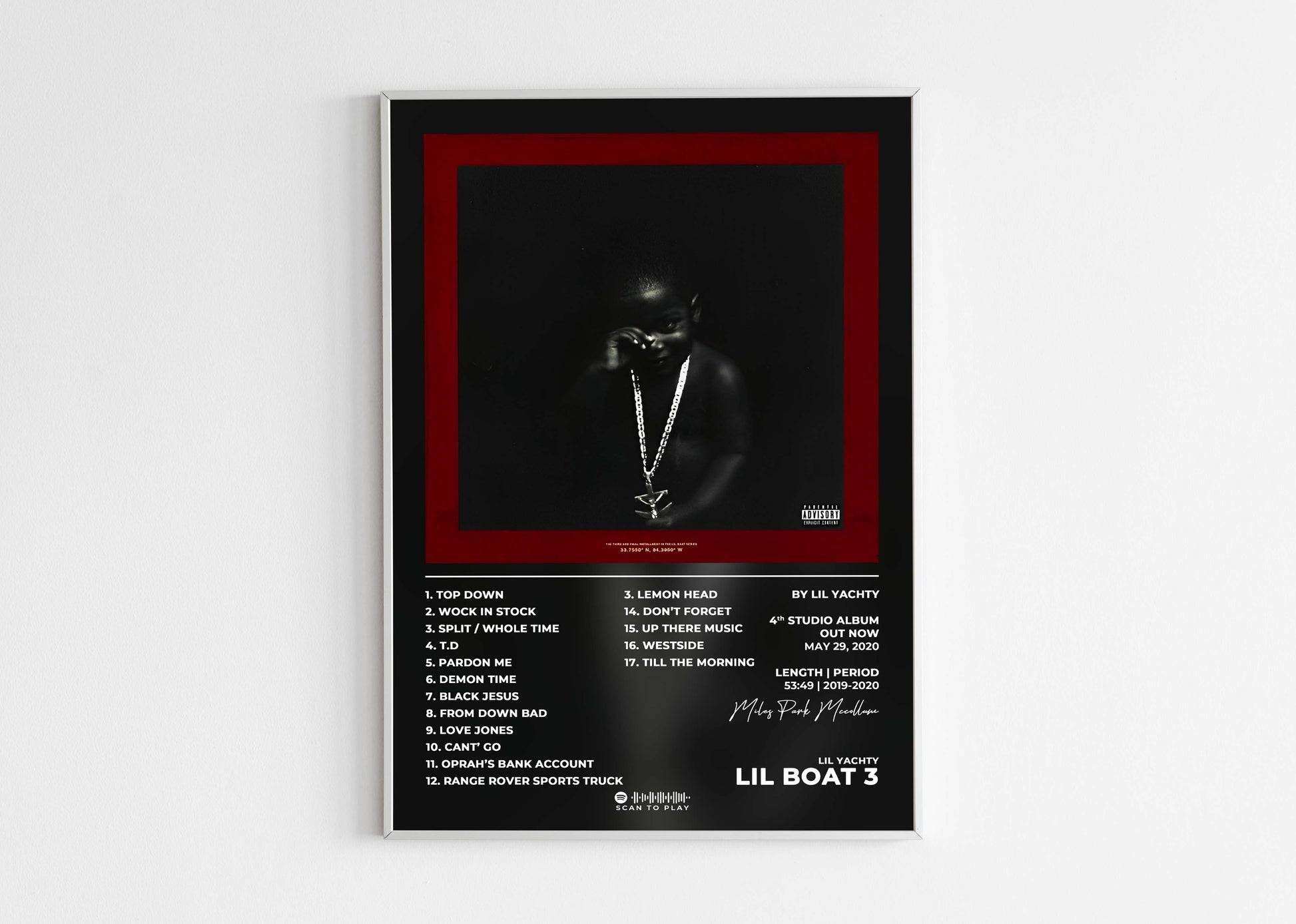 Lil Boat 3 Lil Yachty Poster Backyard