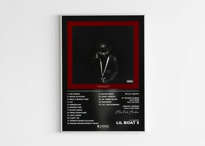 Lil Boat 3 Lil Yachty Poster Backyard