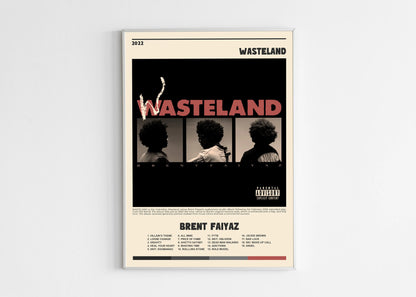 Wasteland Brent Faiyaz Poster Backyard