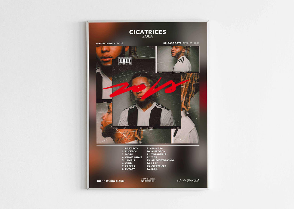 Poster Cicatrices Zola - Backyard