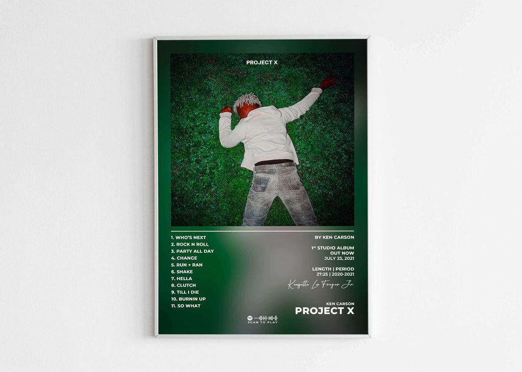 Project X Ken Carson Poster - Backyard