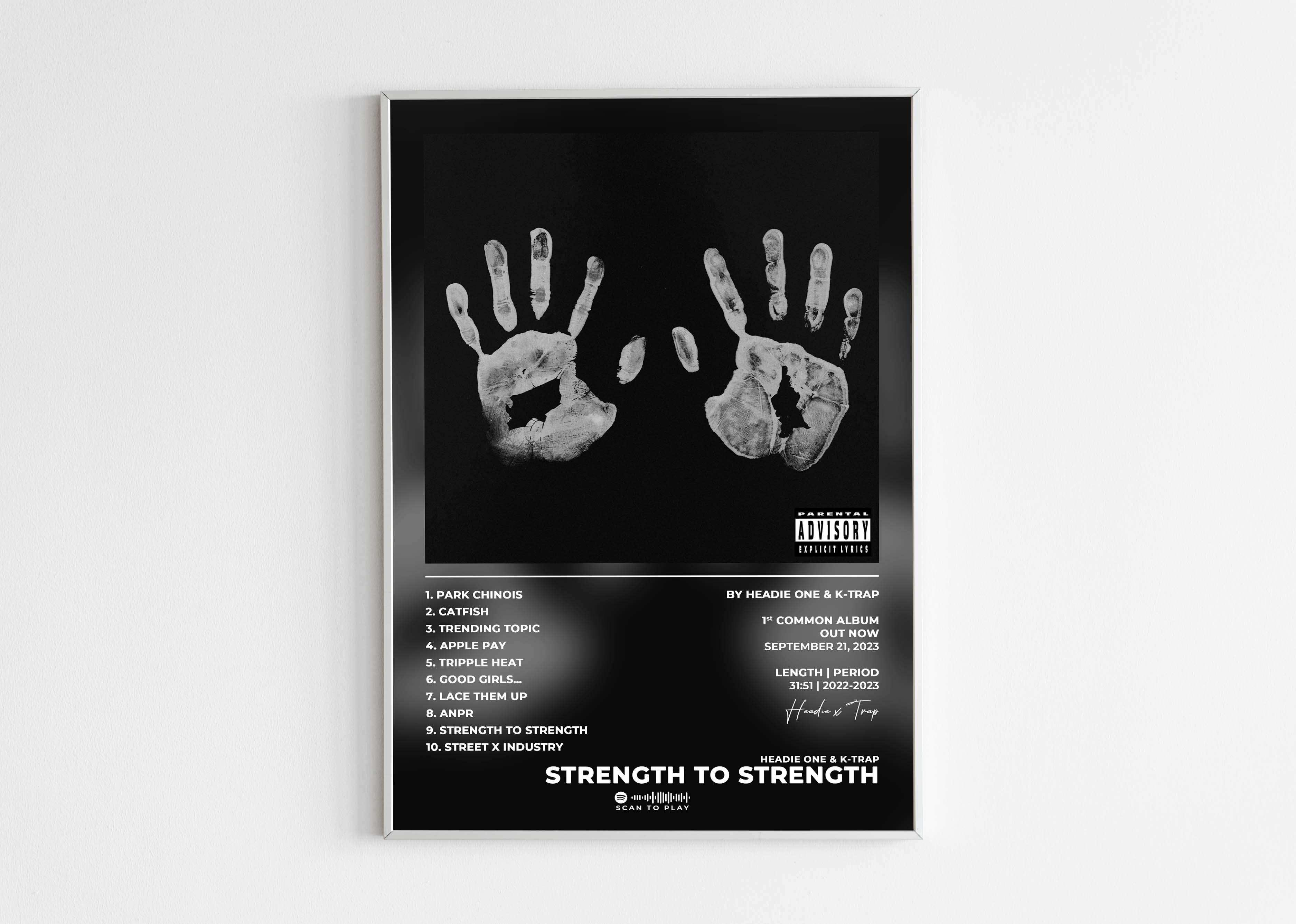 Strength To Strength Headie One Poster - Backyard