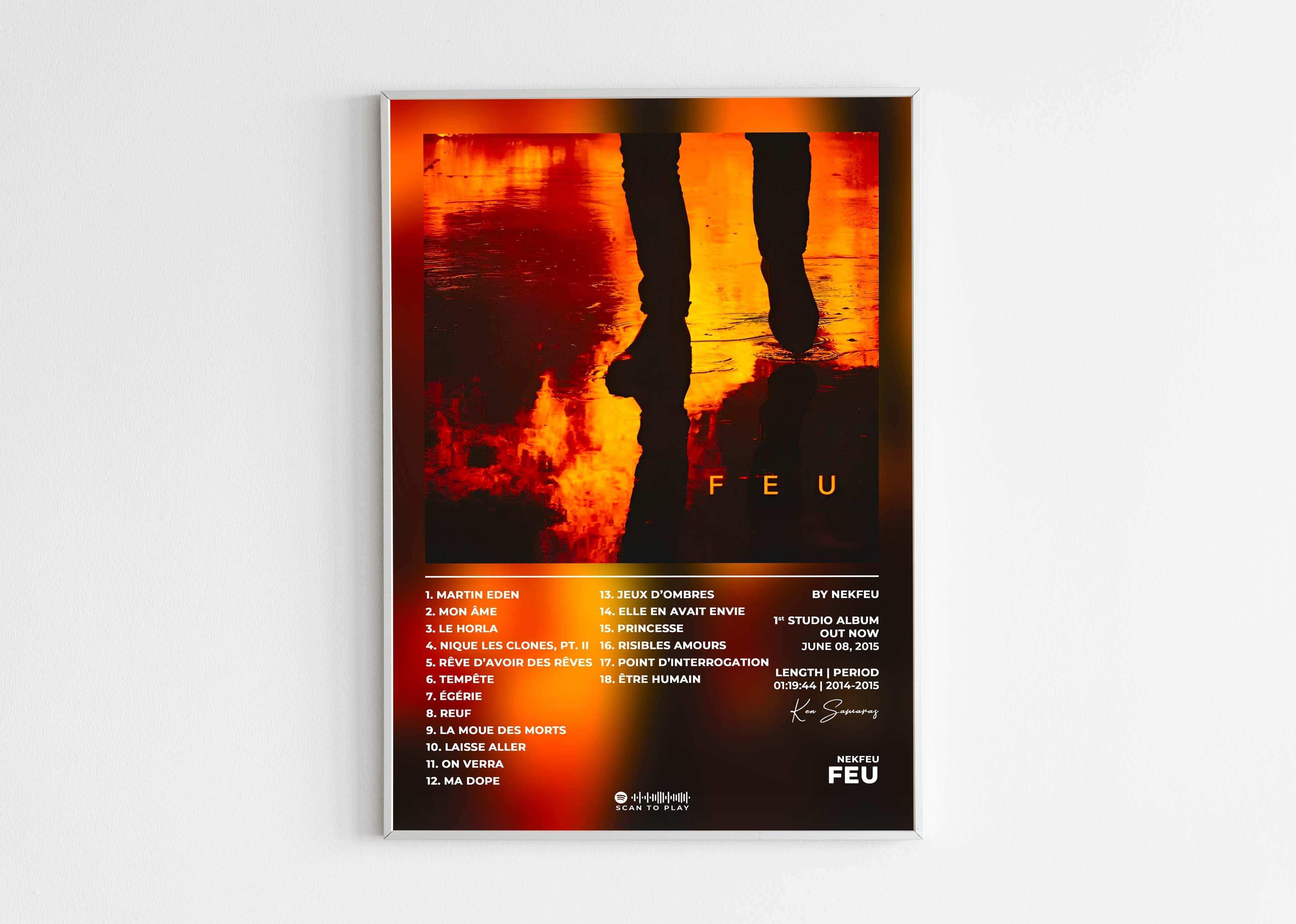 Feu Nekfeu Poster - Backyard