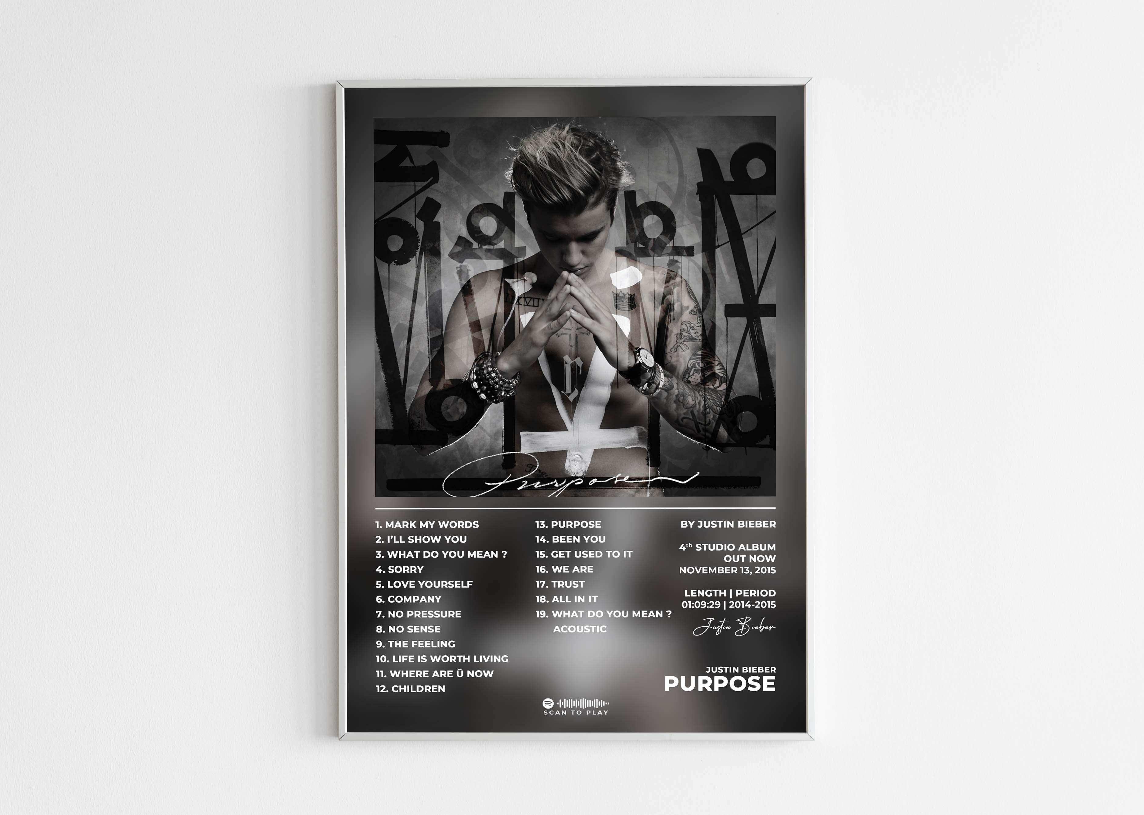 Purpose Justin Bieber Poster - Backyard