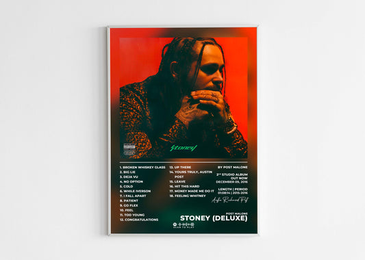 Stoney Post Malone Poster Backyard