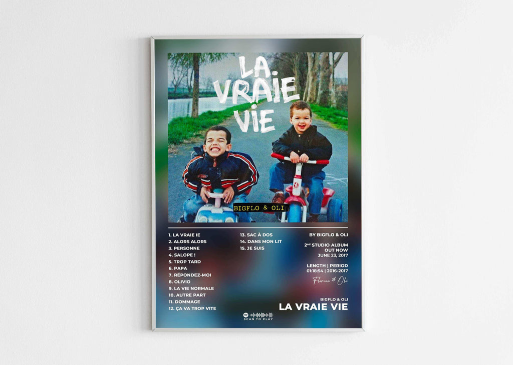 La Vraie Vie Bigflo & Oli Poster - Backyard