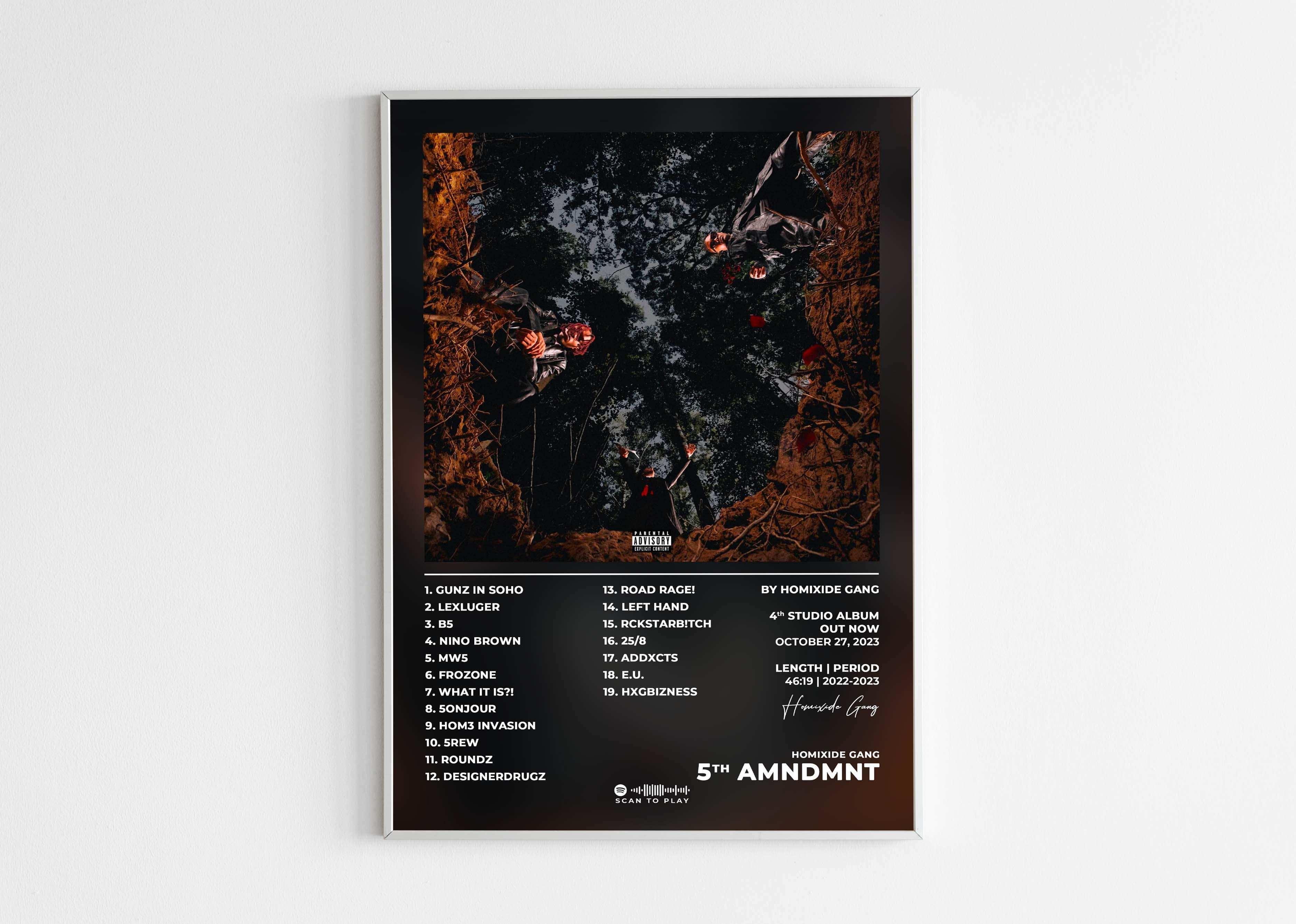 5th Amndmnt Homixide Gang Poster - Backyard