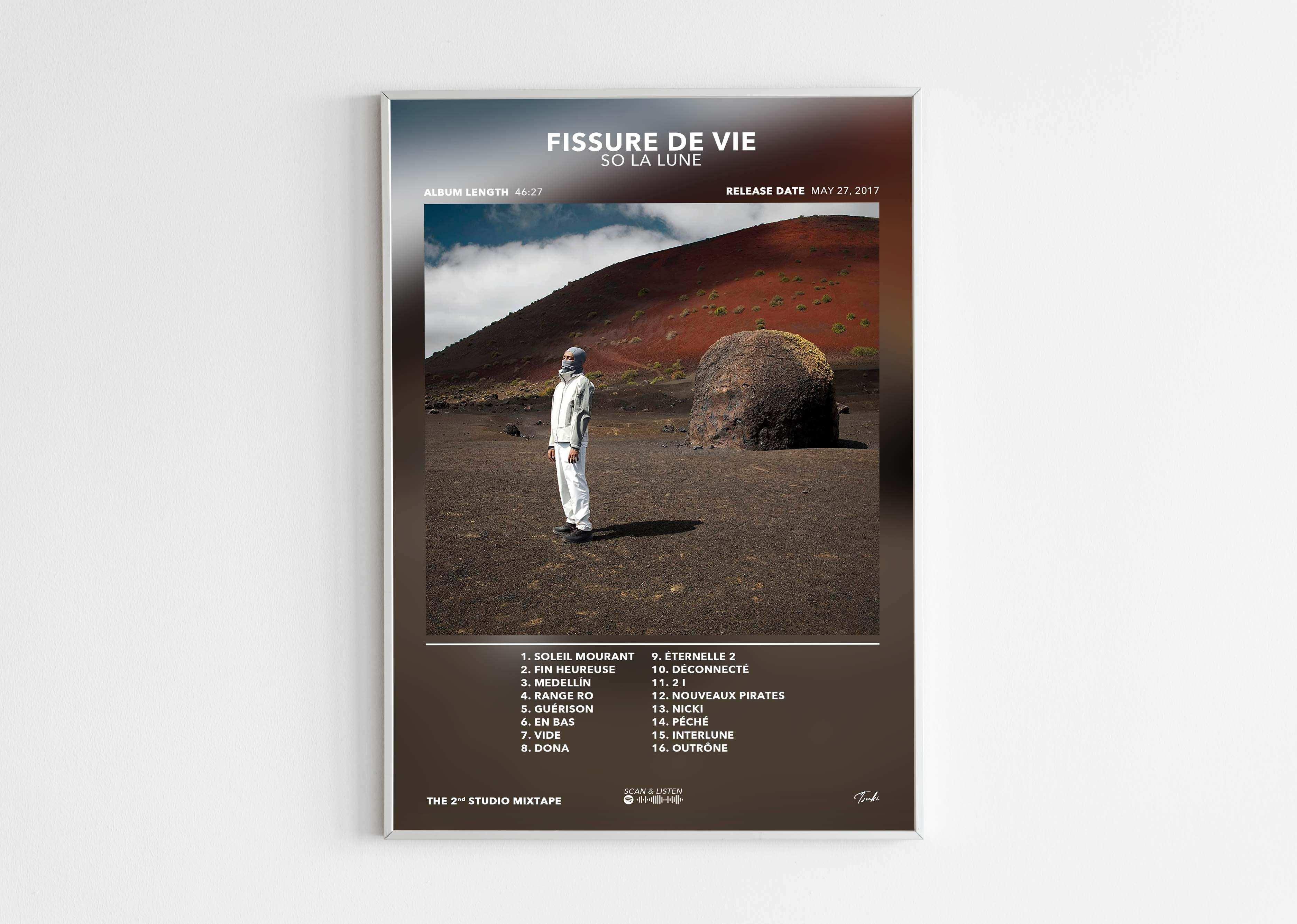 Poster Fissure De Vie So La Lune - Backyard