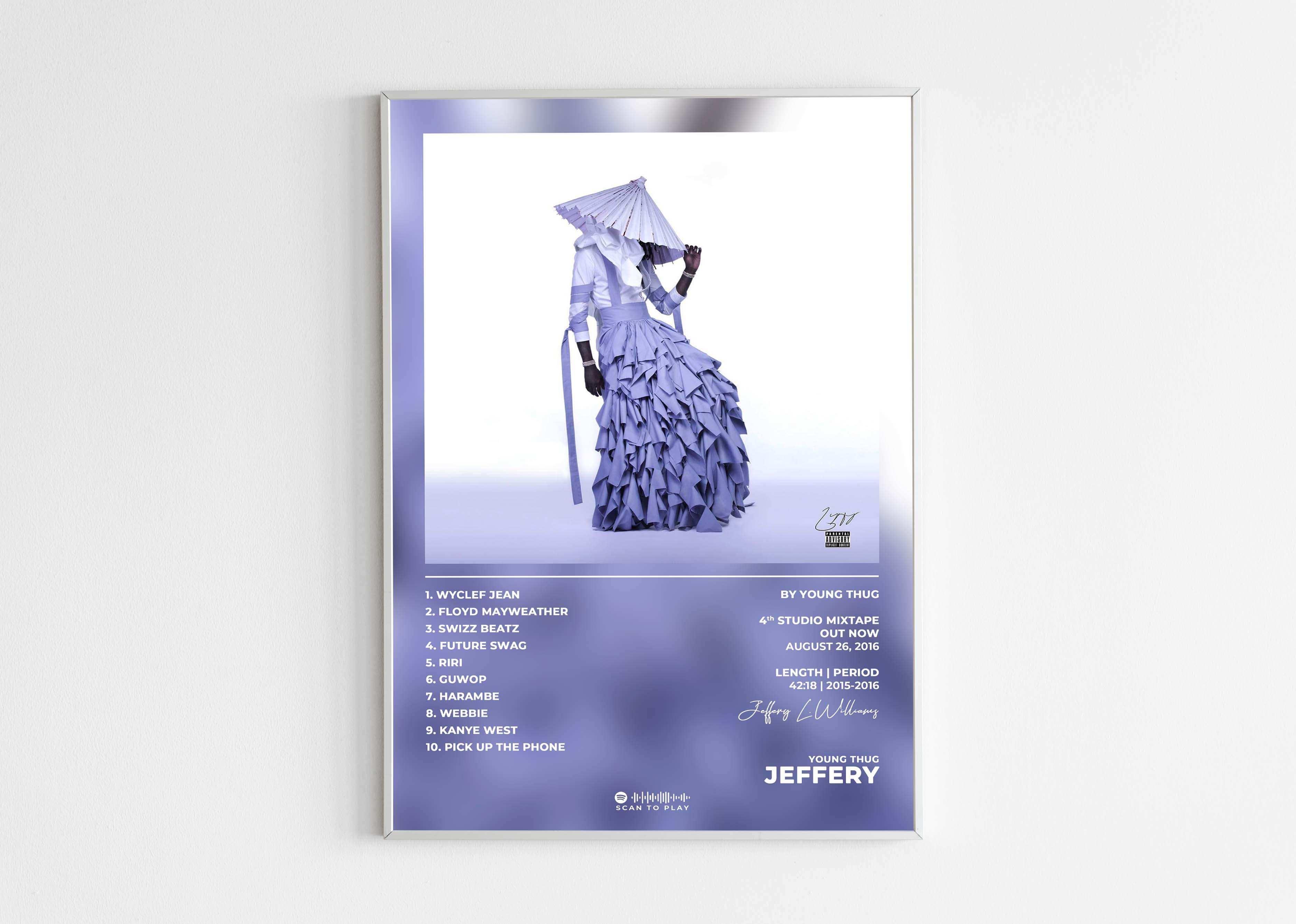 Jeffery Young Thug Poster - Backyard