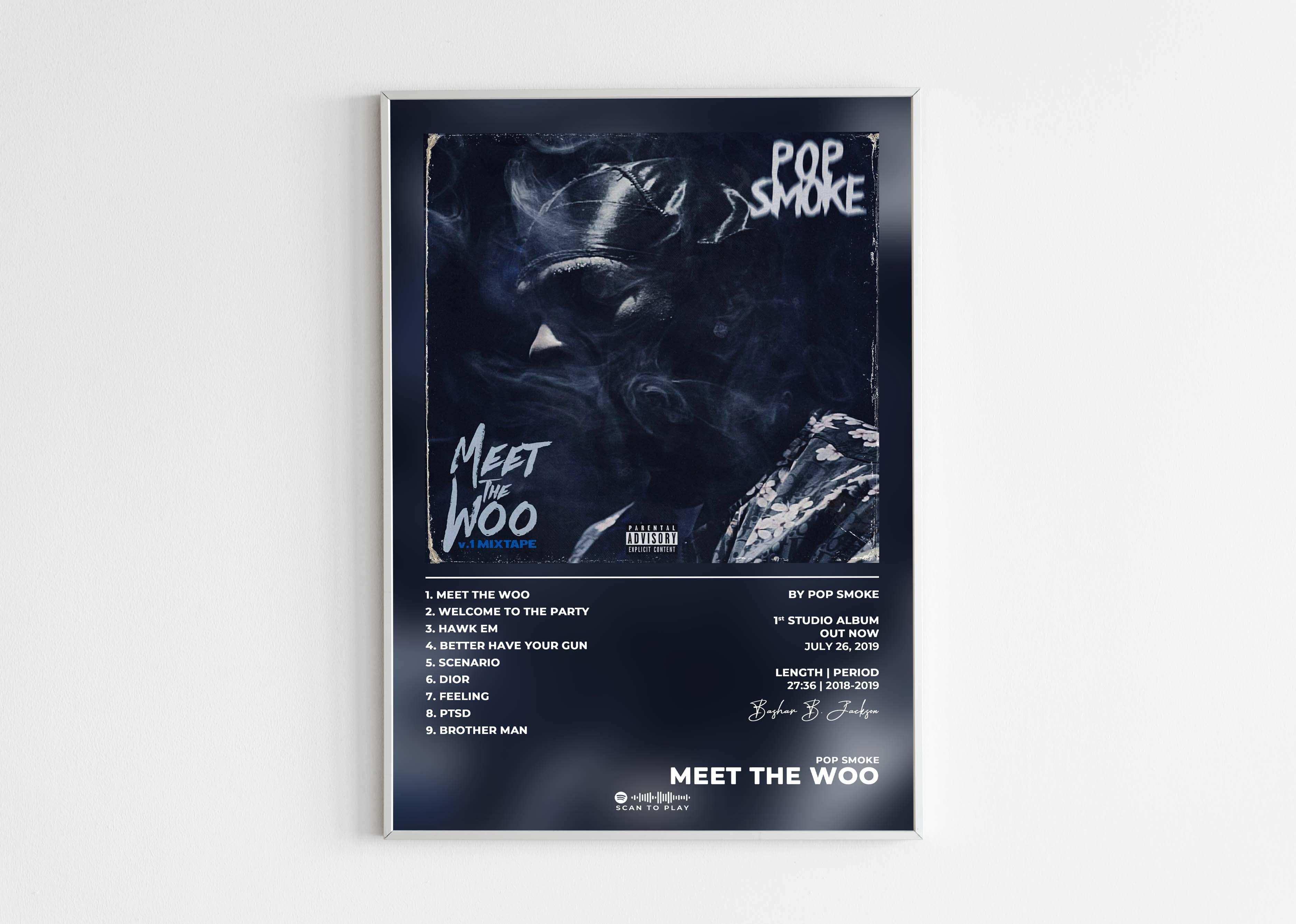 Meet The Woo Pop Smoke Poster - Backyard