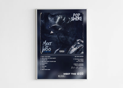 Meet The Woo Pop Smoke Poster Backyard