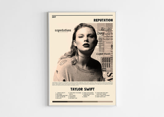 Reputation Taylor Swift Poster Backyard