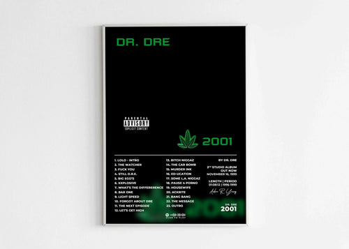 2001 Dr. Dre Poster - Backyard