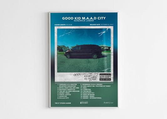 Poster Good Kid M.A.A.D City Kendrick Lamar