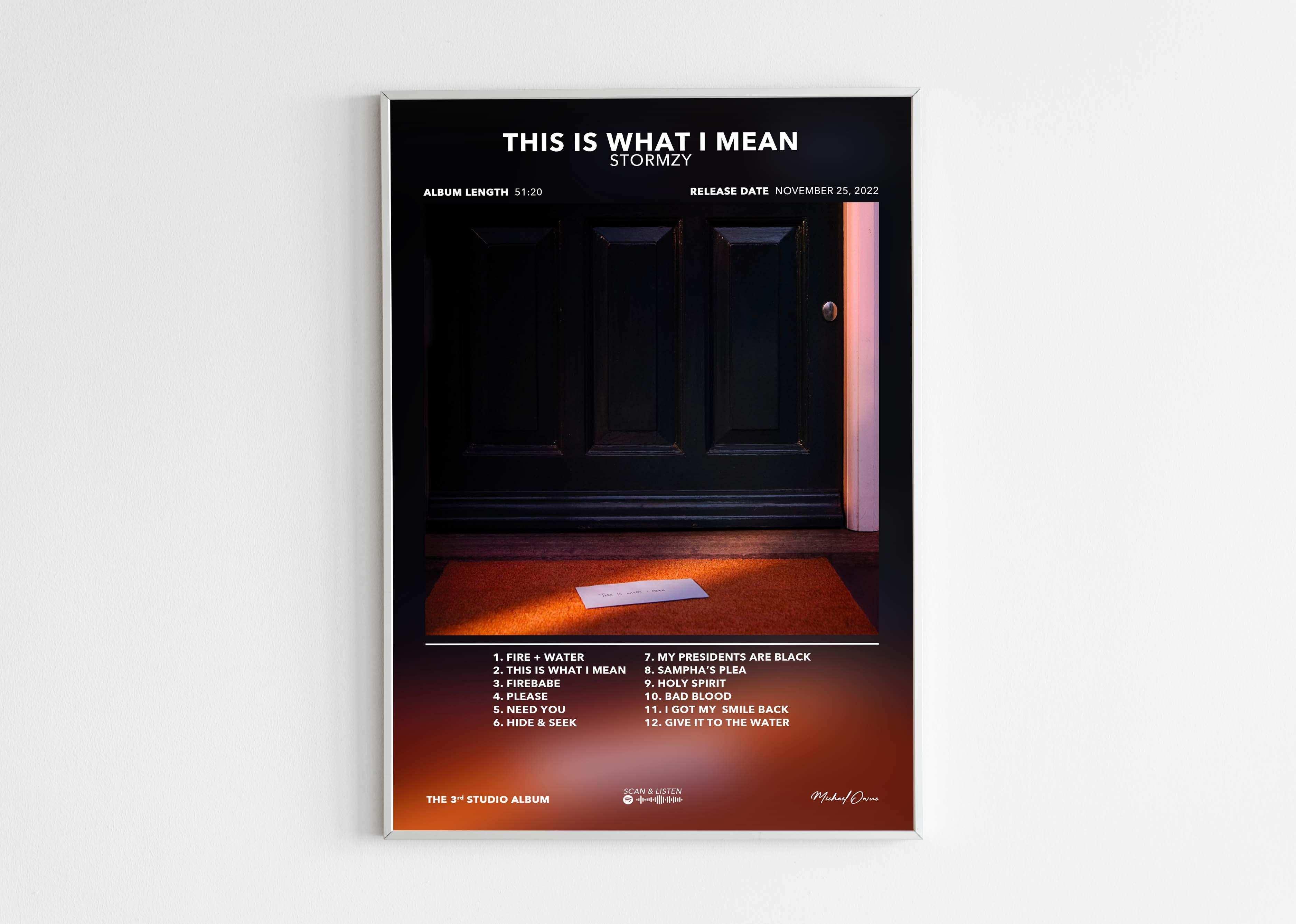 Poster This Is What I Mean Stormzy - Backyard