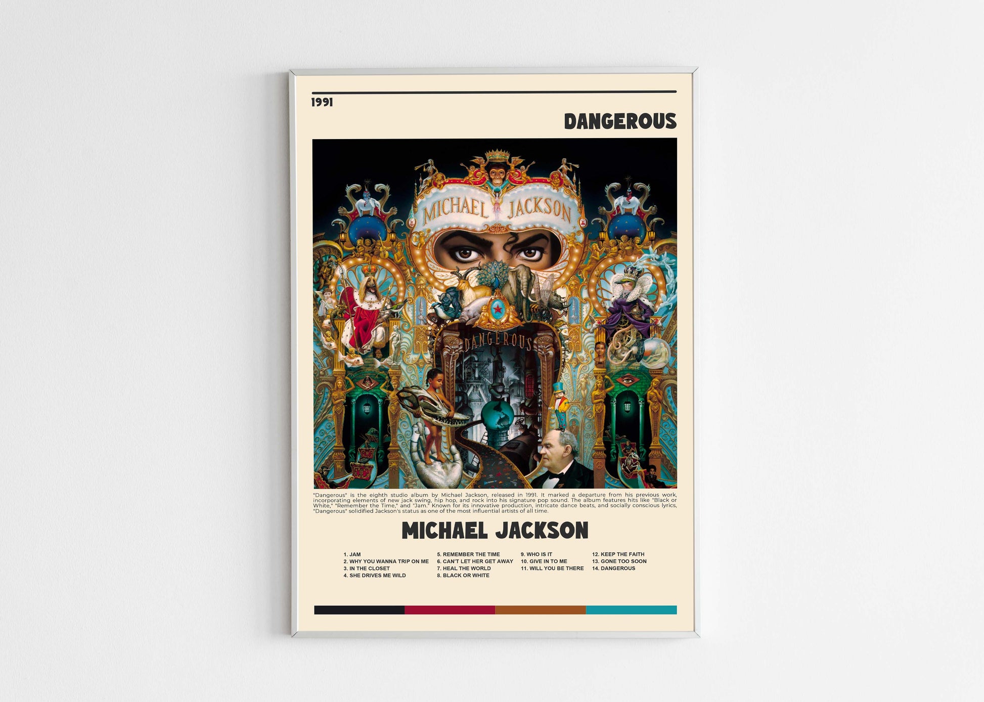 Dangerous Michael Jackson Poster Backyard