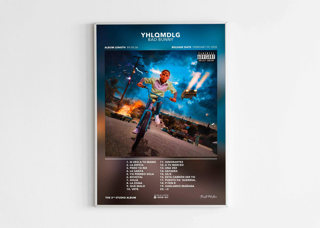 Poster YHLQMDLG Bad Bunny - Backyard