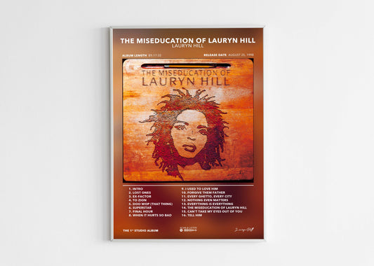 Poster The Miseducation Of Lauryn Hill Lauryn Hill