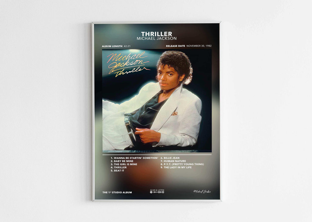 Poster Thriller Michael Jackson - Backyard