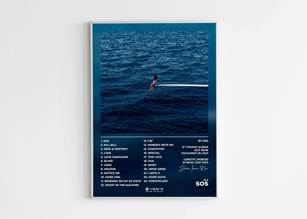 SOS SZA Poster - Backyard